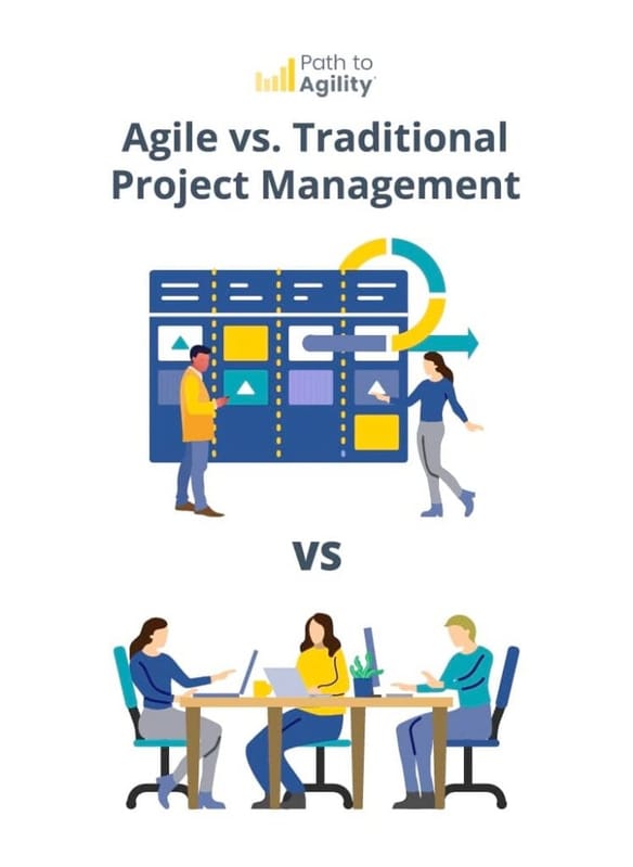 Agile project management contrasts with traditional methods in collaboration and flexibility.