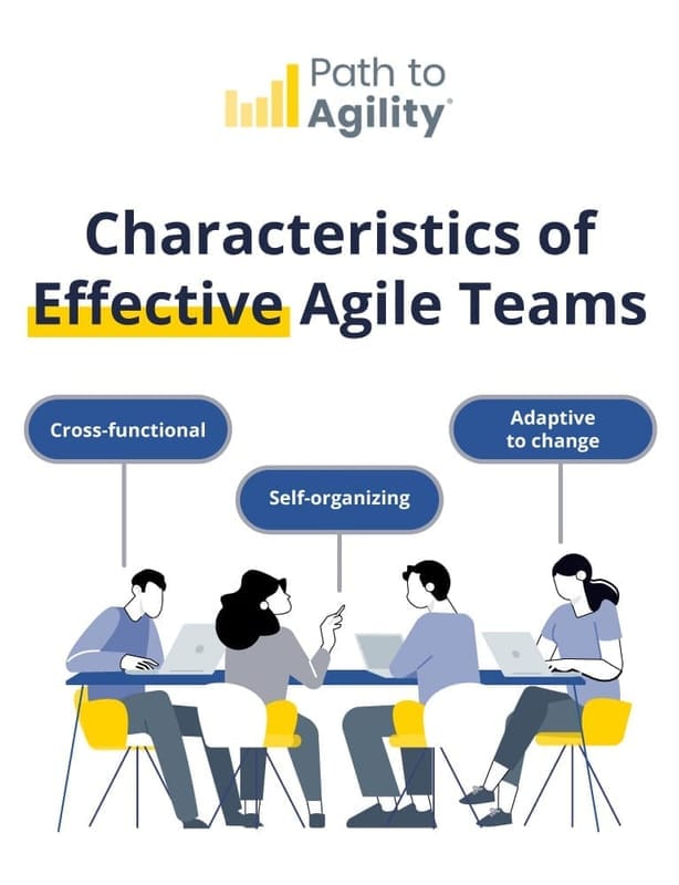 Effective agile teams are cross-functional, adaptive, and self-organizing for project success.