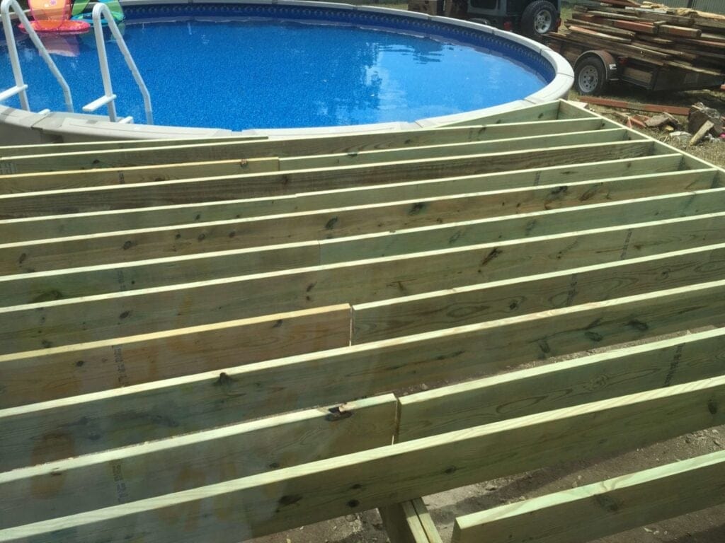 An unfinished DIY deck. Like an Agile transformation, you might need professional help