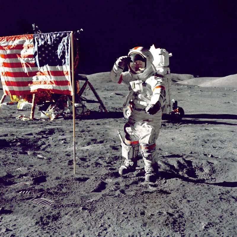 Neil Armstrong on the moon. Getting to the moon is like a sprint, is the POTUS a Scrummaster or Product Owner