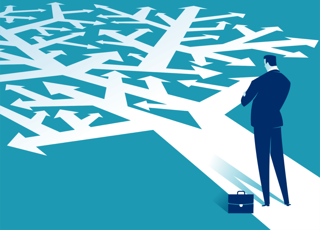 Comparison illustration of SAFe and LeSS Agile scaling frameworks