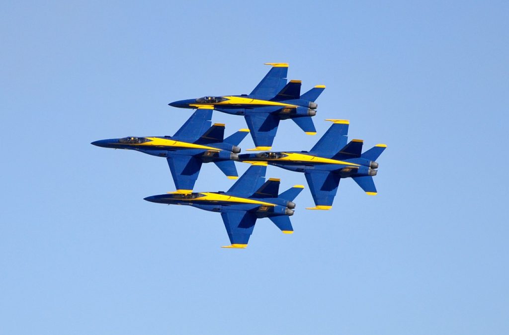 Blue Angels are team players