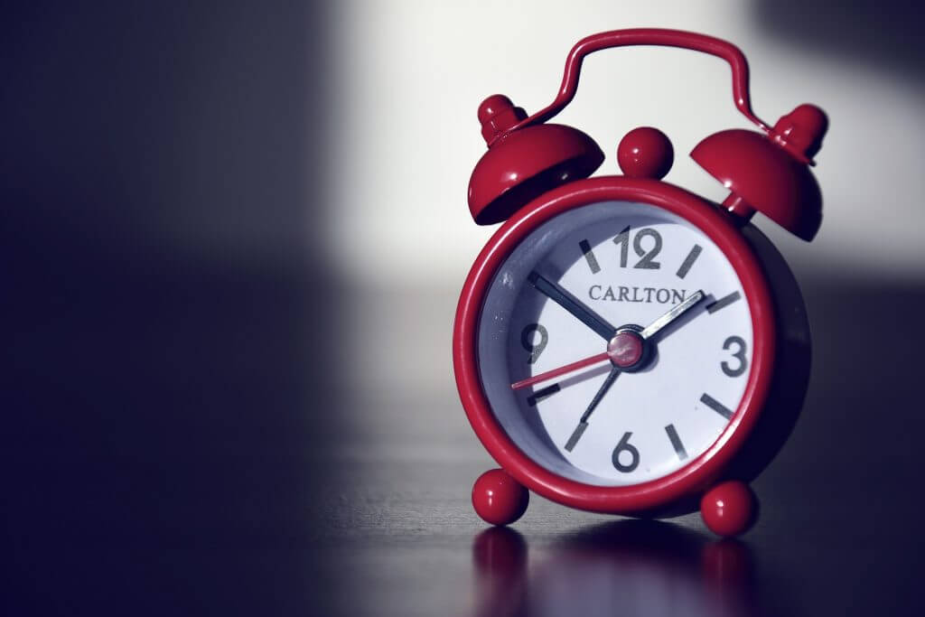 Alarm clock signals when it's time for the teams next Scrum Events