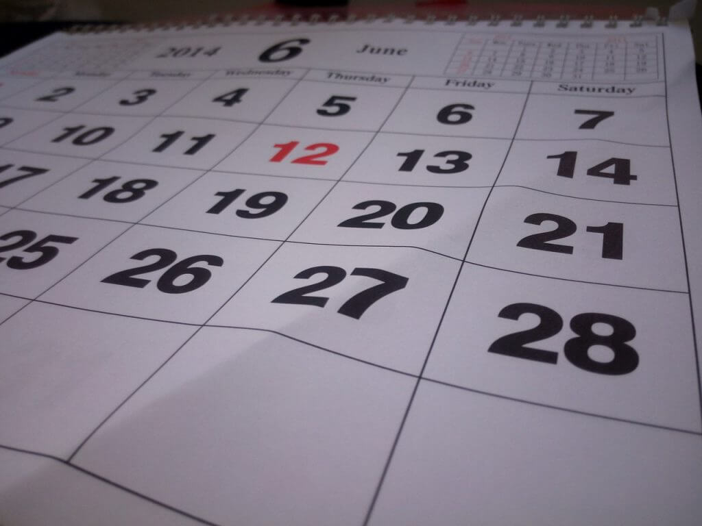 Calendar - Daily Scrum Meeting