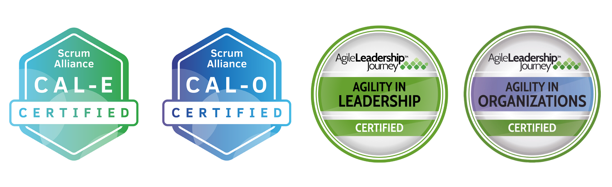 CAL-E, CAL-O, Agile Leadership badges