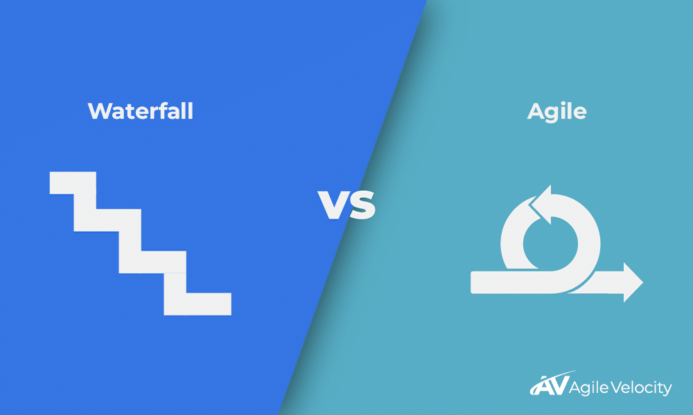 Waterfall versus Agile methodologies comparison for project management strategies.