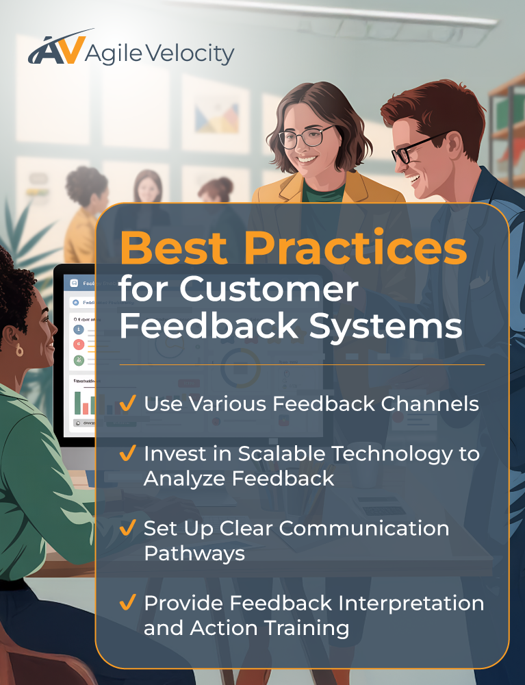 Best practices for effective customer feedback systems and analysis techniques.